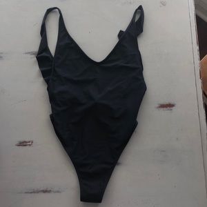 One-Piece Swim Bathing Suit. Aerie Black
